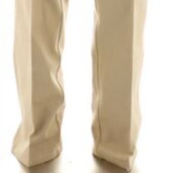 NWT ISAAC MIZRAHI 24/7 STRAIGHT LEG PANTS 4 SAND - Picture 5 of 11